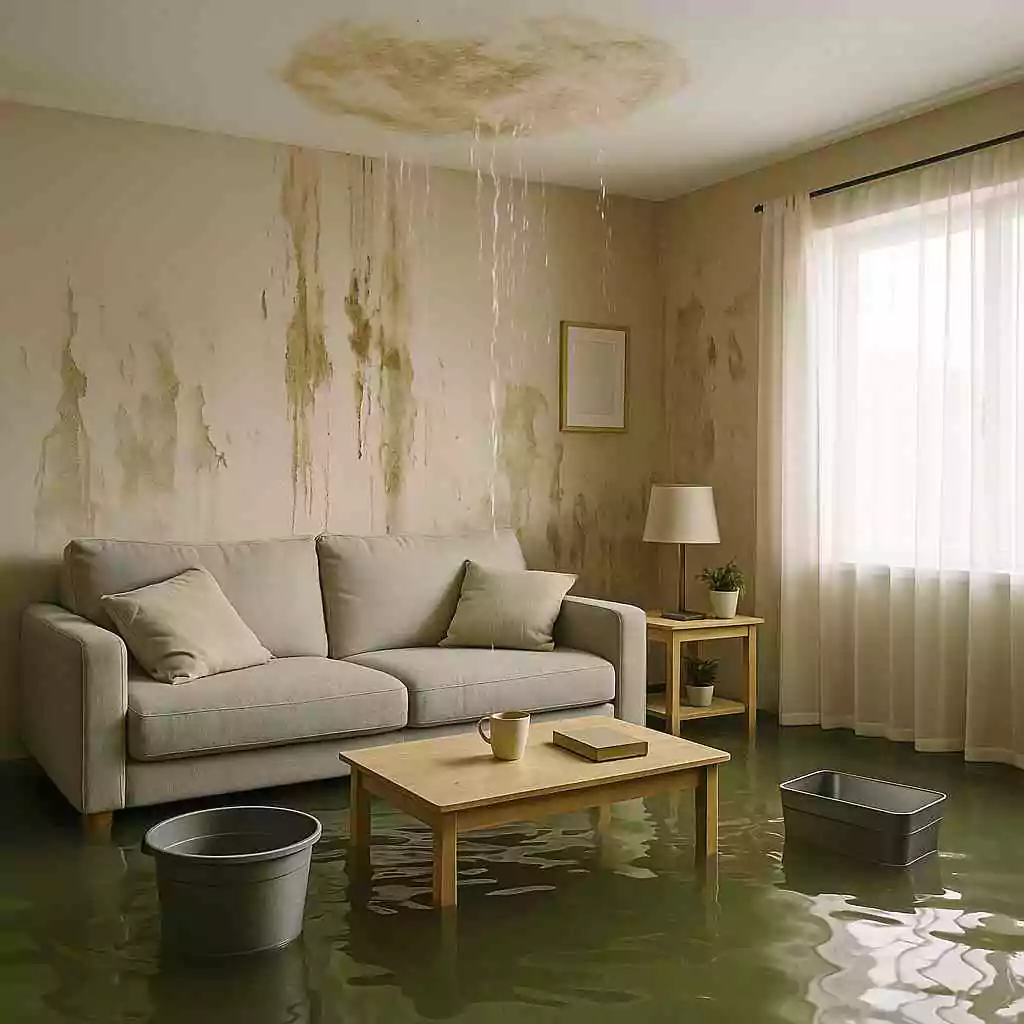 Water Damage in a House 3
